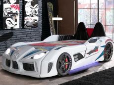 Детская кровать машина MUSVENUS AUDI white 190х90 см